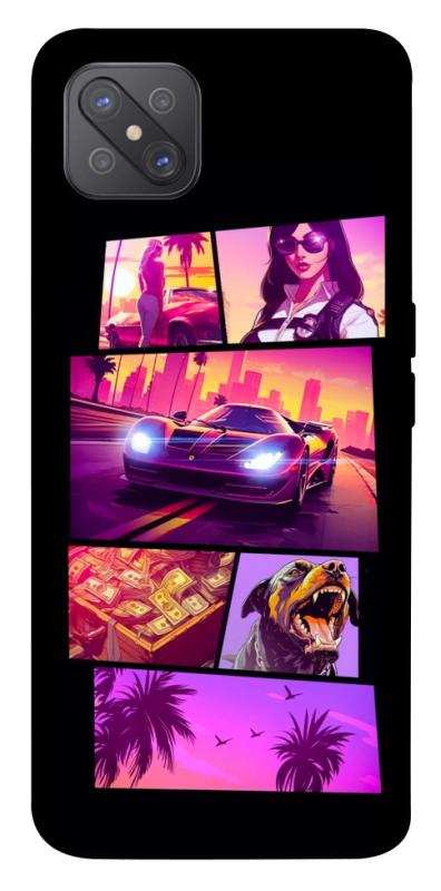 Чохол itsPrint GTA vibes для Oppo A92s, ігри, купити оптом з доставкою
