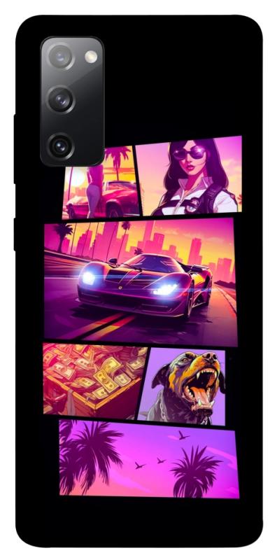 Чохол itsPrint GTA vibes для Samsung Galaxy S20 FE, ігри, купити оптом з доставкою