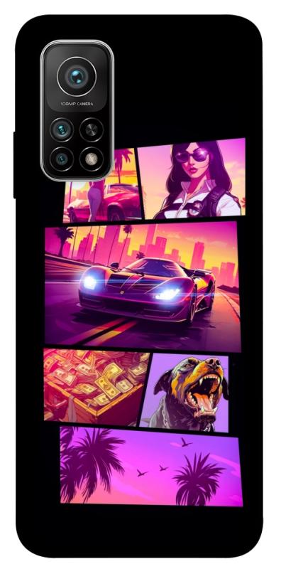 Чохол itsPrint GTA vibes для Xiaomi Mi 10T, ігри, купити оптом з доставкою