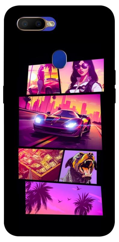 Чохол itsPrint GTA vibes для Oppo A5s / Oppo A12, ігри, купити оптом з доставкою
