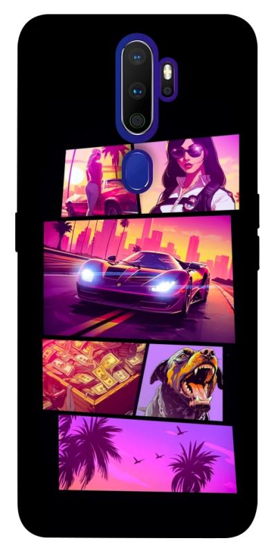 Чохол itsPrint GTA vibes для Oppo A5 (2020) / Oppo A9 (2020), ігри, купити оптом з доставкою