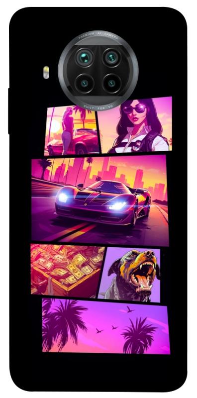 Чохол itsPrint GTA vibes для Xiaomi Mi 10T Lite / Redmi Note 9 Pro 5G, ігри, купити оптом з доставкою