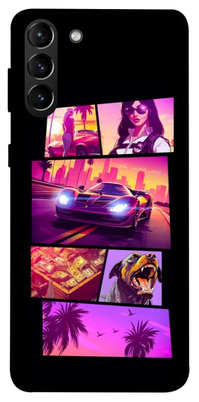 Чехол itsPrint GTA vibes для Samsung Galaxy S21+, игры, купить оптом с доставкой