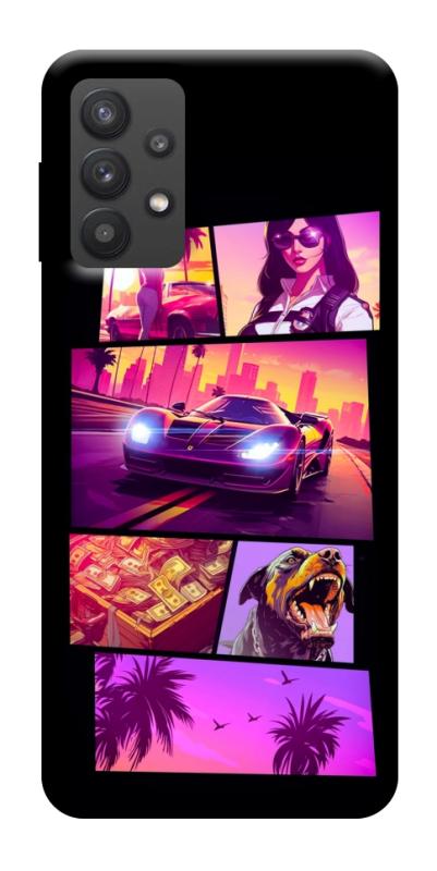 Чохол itsPrint GTA vibes для Samsung Galaxy A32 (A326B) 5G, ігри, купити оптом з доставкою