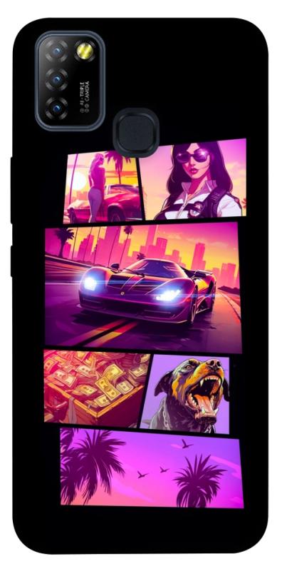 Чохол itsPrint GTA vibes для Infinix Hot 10 Lite, ігри, купити оптом з доставкою