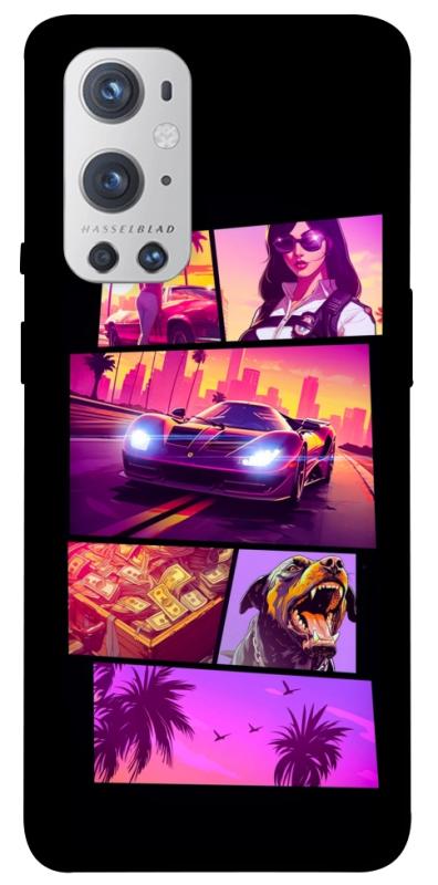 Чохол itsPrint GTA vibes для OnePlus 9 Pro, ігри, купити оптом з доставкою