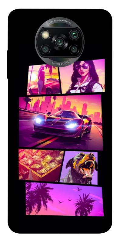 Чохол itsPrint GTA vibes для Xiaomi Poco X3 NFC / Poco X3 Pro, ігри, купити оптом з доставкою