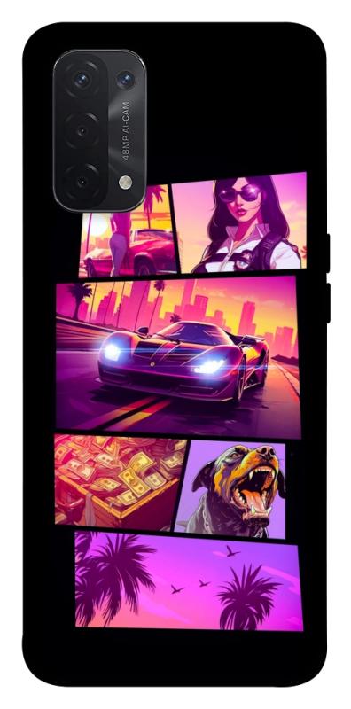 Чохол itsPrint GTA vibes для Oppo A54 4G, ігри, купити оптом з доставкою