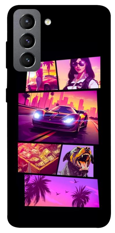 Чохол itsPrint GTA vibes для Samsung Galaxy S21 FE, ігри, купити оптом з доставкою