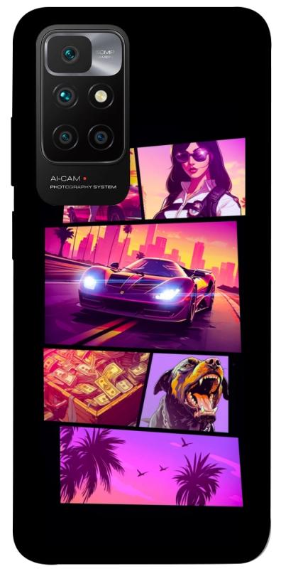 Чохол itsPrint GTA vibes для Xiaomi Redmi 10, ігри, купити оптом з доставкою