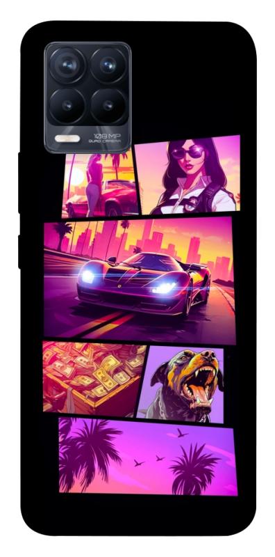Чохол itsPrint GTA vibes для Realme 8, ігри, купити оптом з доставкою