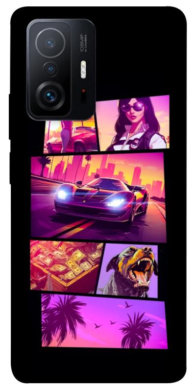 Чохол itsPrint GTA vibes для Xiaomi 11T / 11T Pro, ігри, купити оптом з доставкою