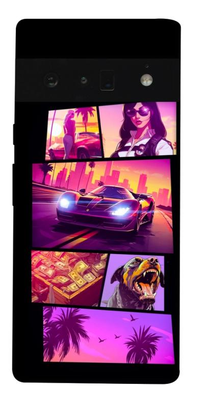 Чохол itsPrint GTA vibes для Google Pixel 6 Pro, ігри, купити оптом з доставкою