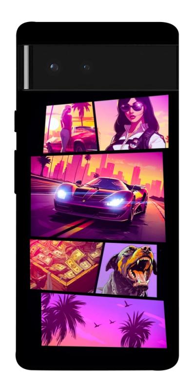 Чохол itsPrint GTA vibes для Google Pixel 6, ігри, купити оптом з доставкою