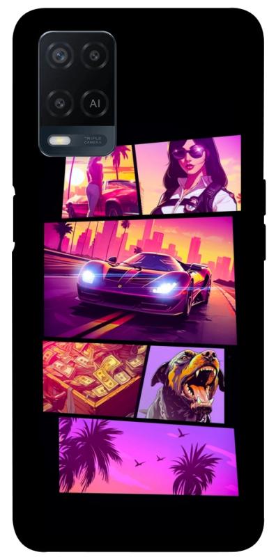 Чохол itsPrint GTA vibes для Oppo A16s / A16, ігри, купити оптом з доставкою