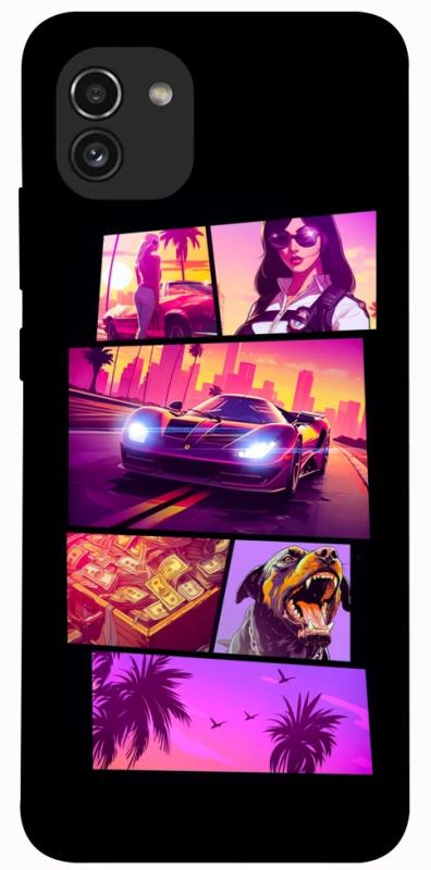 Чехол itsPrint GTA vibes для Samsung Galaxy A03, игры, купить оптом с доставкой