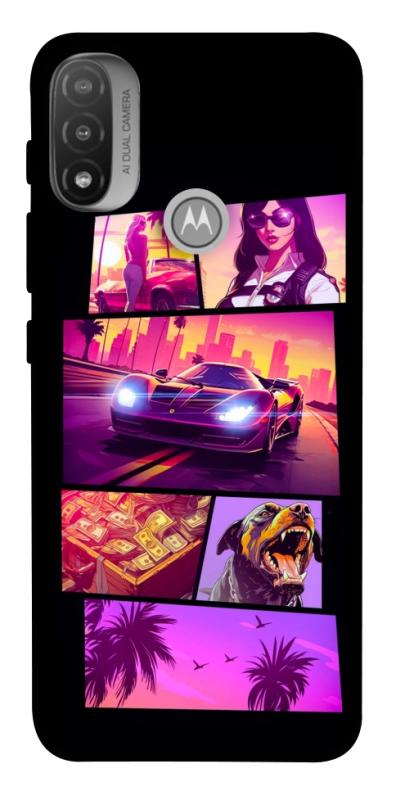 Чохол itsPrint GTA vibes для Motorola Moto E20, ігри, купити оптом з доставкою