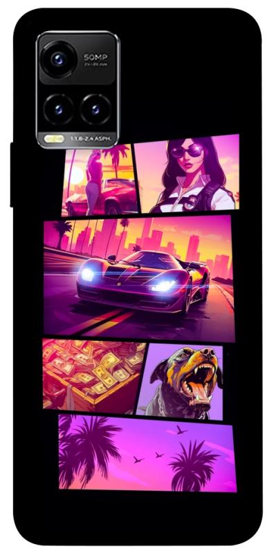 Чохол itsPrint GTA vibes для Vivo Y21 / Y33s, ігри, купити оптом з доставкою