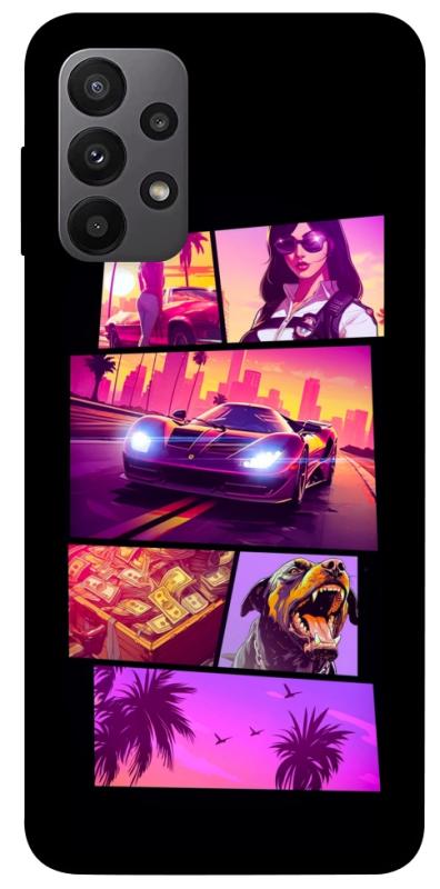 Чехол itsPrint GTA vibes для Samsung Galaxy A23 4G, игры, купить оптом с доставкой