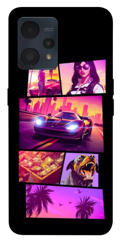 Чохол itsPrint GTA vibes для Realme 9 4G / 9 Pro+, ігри, купити оптом з доставкою