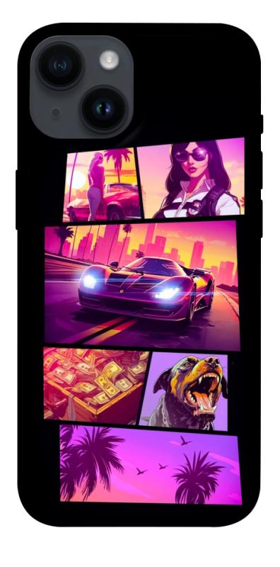 Чохол itsPrint GTA vibes для Apple iPhone 14 (6.1"), ігри, купити оптом з доставкою