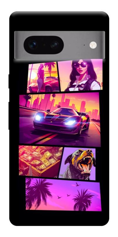 Чохол itsPrint GTA vibes для Google Pixel 7, ігри, купити оптом з доставкою