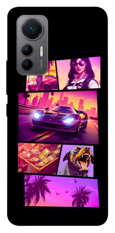 Чохол itsPrint GTA vibes для Xiaomi 12 Lite, ігри, купити оптом з доставкою