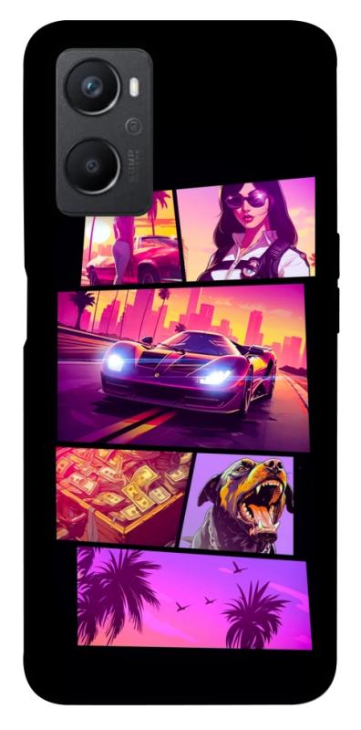 Чохол itsPrint GTA vibes для Oppo A96, ігри, купити оптом з доставкою