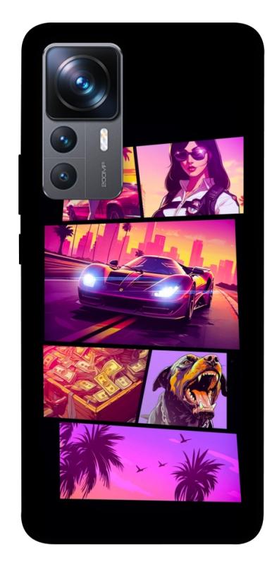 Чохол itsPrint GTA vibes для Xiaomi 12T / 12T Pro, ігри, купити оптом з доставкою