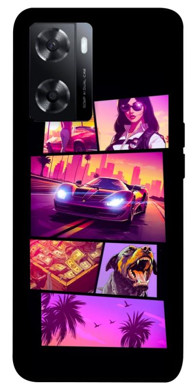 Чохол itsPrint GTA vibes для Oppo A57s, ігри, купити оптом з доставкою