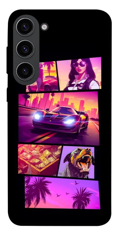 Чехол itsPrint GTA vibes для Samsung Galaxy S23, игры, купить оптом с доставкой