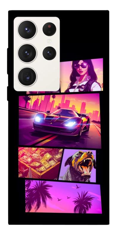 Чохол itsPrint GTA vibes для Samsung Galaxy S23 Ultra, ігри, купити оптом з доставкою