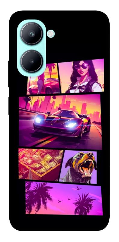 Чохол itsPrint GTA vibes для Realme C33, ігри, купити оптом з доставкою