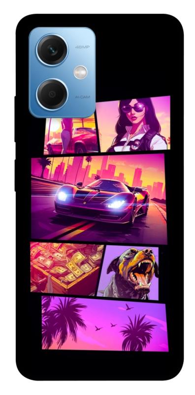 Чохол itsPrint GTA vibes для Xiaomi Redmi Note 12 5G, ігри, купити оптом з доставкою