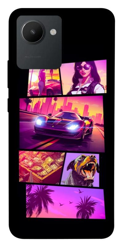 Чохол itsPrint GTA vibes для Realme C30, ігри, купити оптом з доставкою