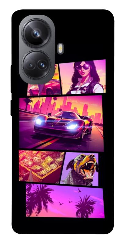 Чохол itsPrint GTA vibes для Realme 10 Pro+, ігри, купити оптом з доставкою