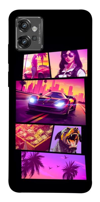 Чохол itsPrint GTA vibes для Motorola Moto G32, ігри, купити оптом з доставкою