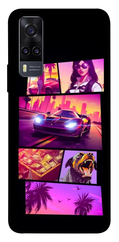 Чохол itsPrint GTA vibes для Vivo Y31, ігри, купити оптом з доставкою