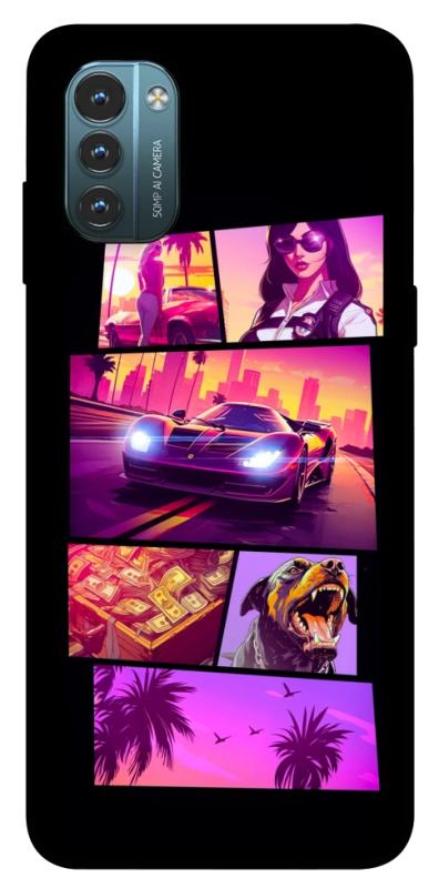 Чохол itsPrint GTA vibes для Nokia G21, ігри, купити оптом з доставкою