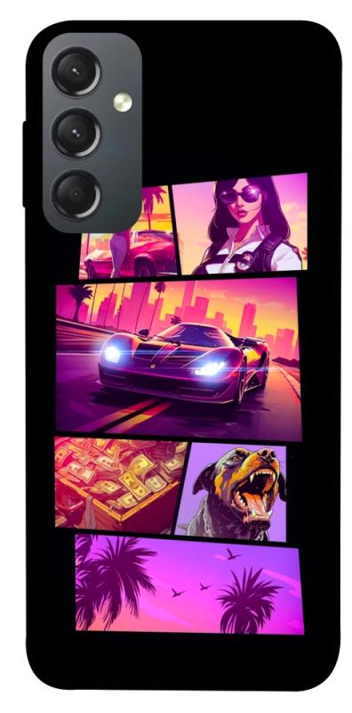 Чохол itsPrint GTA vibes для Samsung Galaxy A24 4G, ігри, купити оптом з доставкою