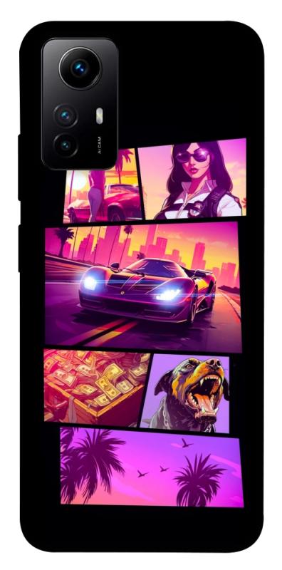 Чохол itsPrint GTA vibes для Xiaomi Redmi Note 12S, ігри, купити оптом з доставкою
