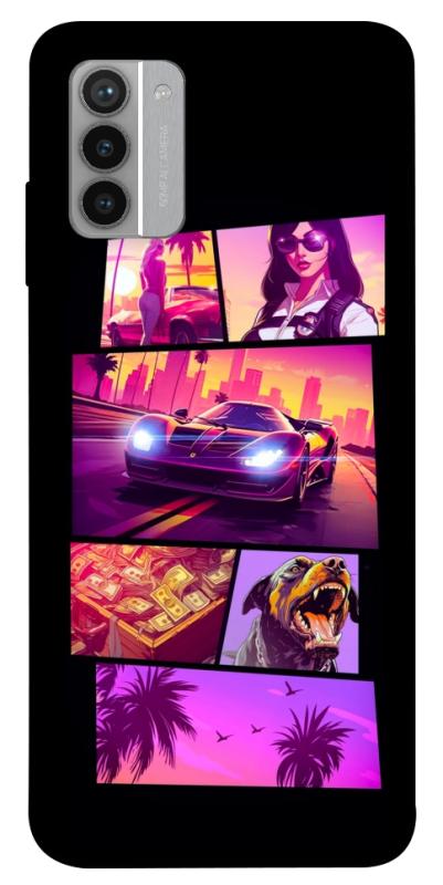 Чохол itsPrint GTA vibes для Nokia G42, ігри, купити оптом з доставкою