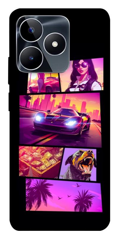 Чохол itsPrint GTA vibes для Realme C53, ігри, купити оптом з доставкою