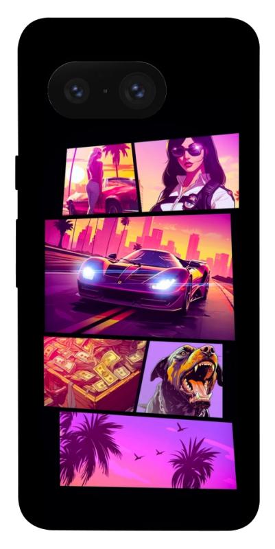 Чохол itsPrint GTA vibes для Google Pixel 8, ігри, купити оптом з доставкою