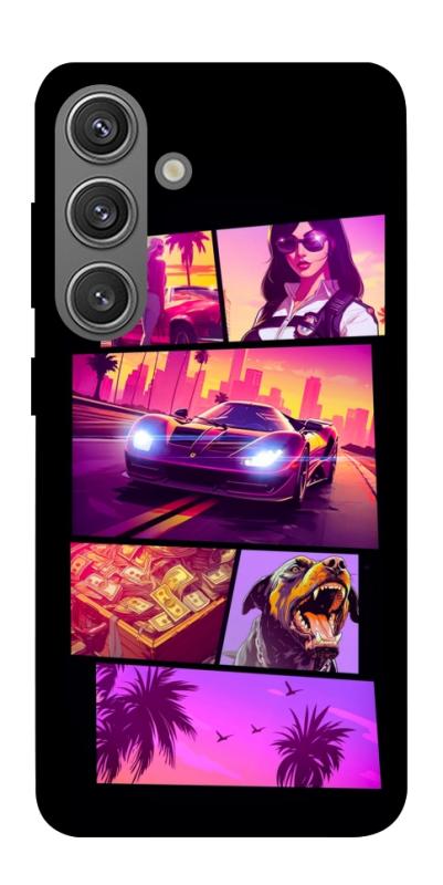 Чохол itsPrint GTA vibes для Samsung Galaxy S24+, ігри, купити оптом з доставкою
