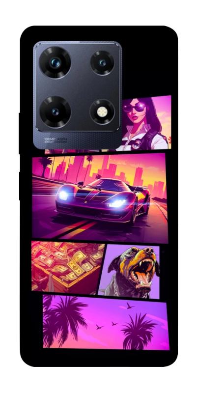 Чохол itsPrint GTA vibes для Infinix Note 30 Pro, ігри, купити оптом з доставкою