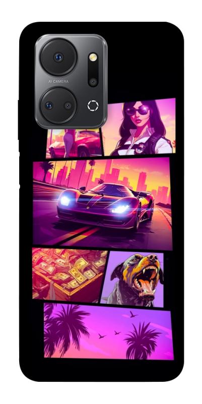 Чохол itsPrint GTA vibes для Huawei Honor X7a, ігри, купити оптом з доставкою