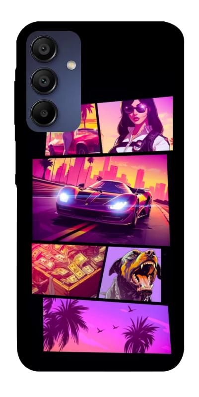 Чохол itsPrint GTA vibes для Samsung Galaxy A15 4G/5G, ігри, купити оптом з доставкою
