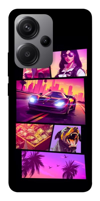 Чохол itsPrint GTA vibes для Xiaomi Redmi Note 13 Pro+, ігри, купити оптом з доставкою