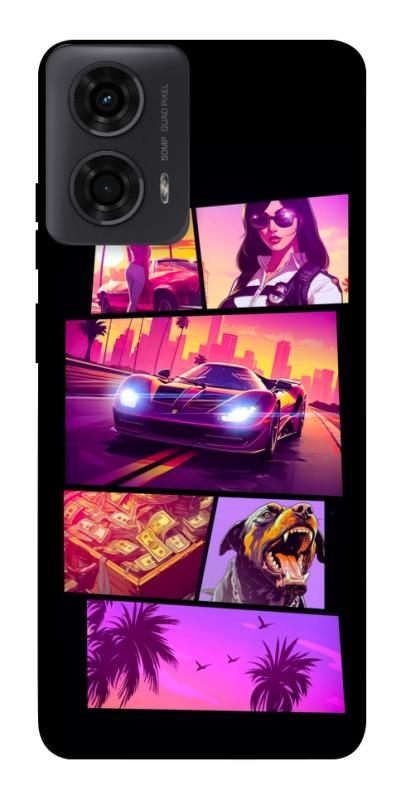 Чохол itsPrint GTA vibes для Motorola Moto G24, ігри, купити оптом з доставкою